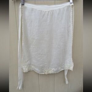 1900s Antique Vintage handmade White Lace Apron